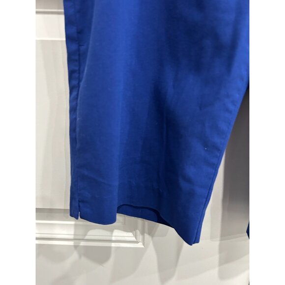 Counterparts Pull On Solid Skimmer Shorts Blue Sz 8 Bermuda Rayon Casual - Picture 6 of 11